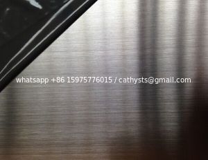 China Hairline (HL) stainless steel sheet grade 201/304 size 4x8 supplier
