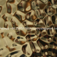 China Hot hale 201 304 316 grade hammered stainless steel sheet embossed SS plate supplier