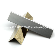 China SS 201 304 stainless steel straight edge trim for protecting wall and decorative tile trim supplier