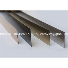 China customized sizes gold mirror stainless steel strip or flat bar 201 304 316 grade quality supplier