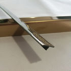 Custom made T shape tile trim 304 stainless steel mirror finish factory price