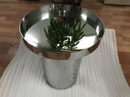 high standard metal furniture customized stainless steel table with mirror or brushed finish
