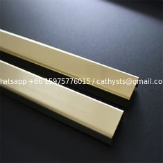 China Rose Gold Black Silver Stainless Steel Tile Trim U Shape 304 Grade Indoor Decorative Tile Profile For Wall Protectors supplier