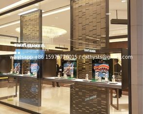 China Hairline Copper Stainless Steel Perforated  Panels For Hotels/Villa/Lobby/Shopping Mall supplier