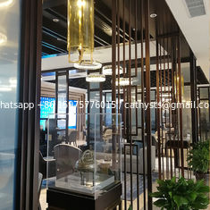 China Mirror Gold Stainless Steel Room Dividers For Office/Room/Interior Decoration supplier