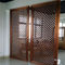 Arabic design laser cut stainless steel screen partition with PVD bronze color hairline supplier